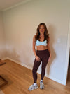 Scottie Sports Bra (Blue/Brown) — *Some Preorder*