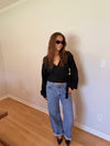 Whitney Wrap Top (Black)