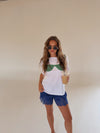 Layla Lace Shorts (NAVY)