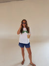 Layla Lace Shorts (NAVY)