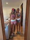 Judah Biker Shorts (SET) in red -- Restock