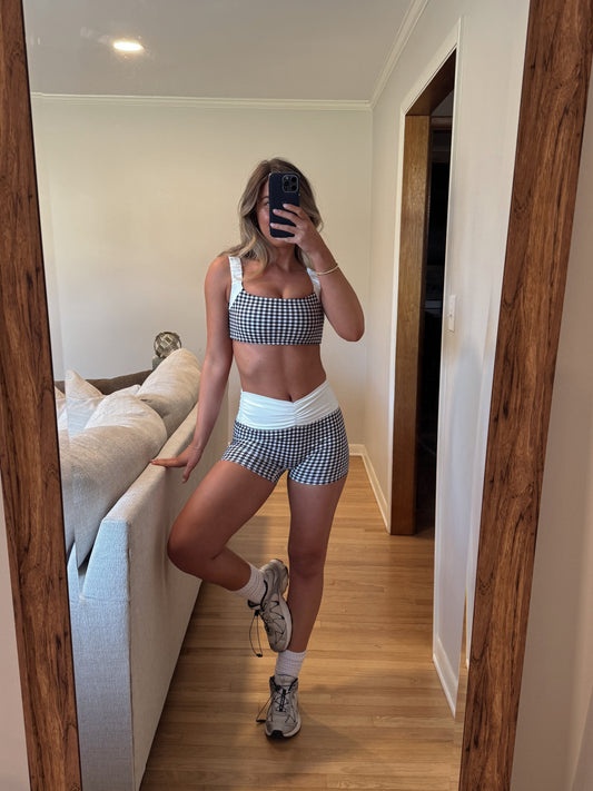 Judah Sports Bra (SET) in black -- Restock