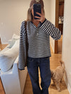 Nina Striped Pullover