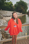 Flag Varsity Crewneck (RED)