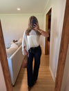 Cynthia Top (Cream) — Restock
