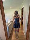 Burcher Dress (DARK DENIM)