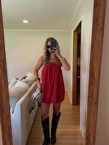 Jonie Mini Dress (RED)