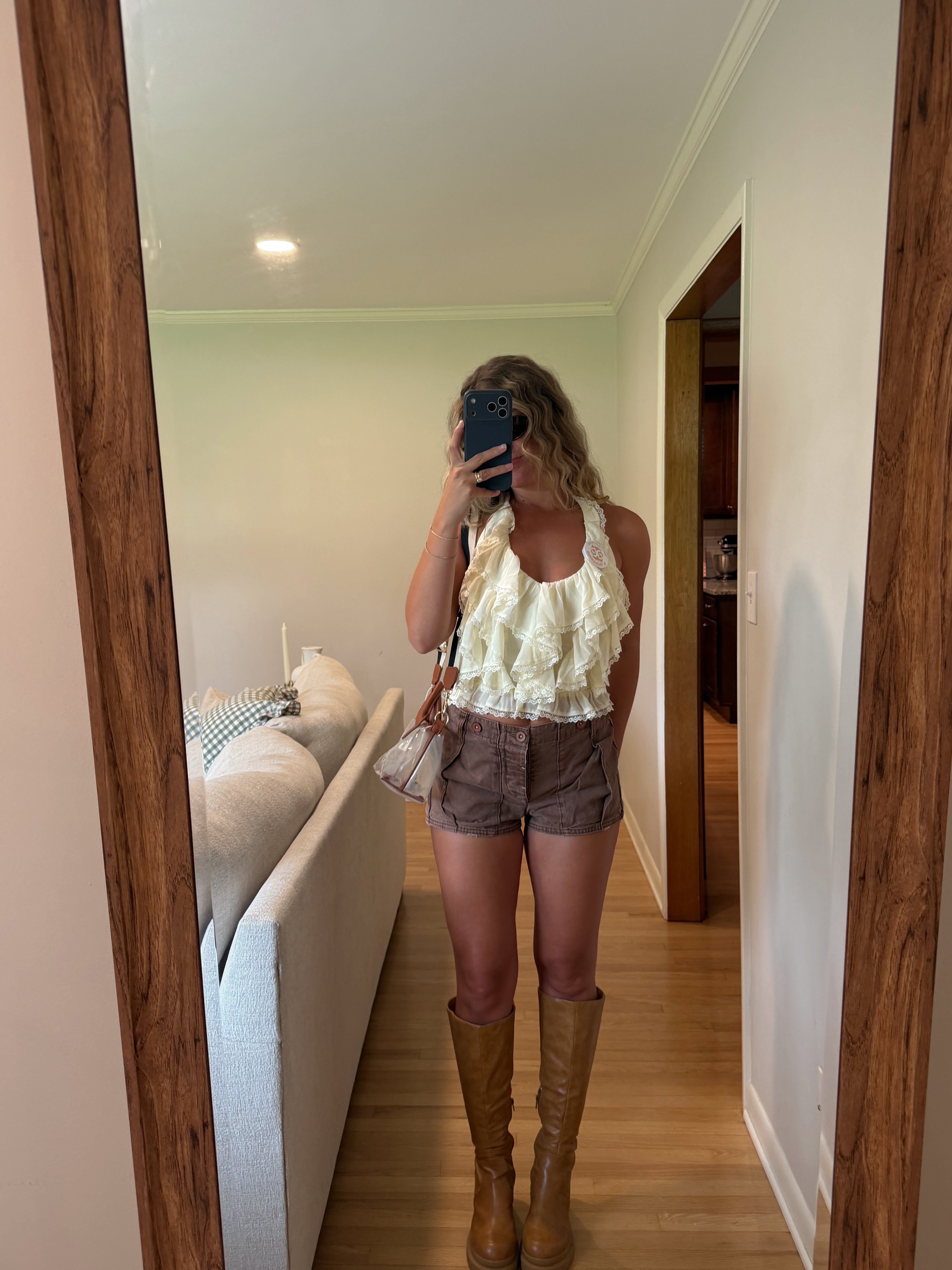 Ellis Ruffle Top