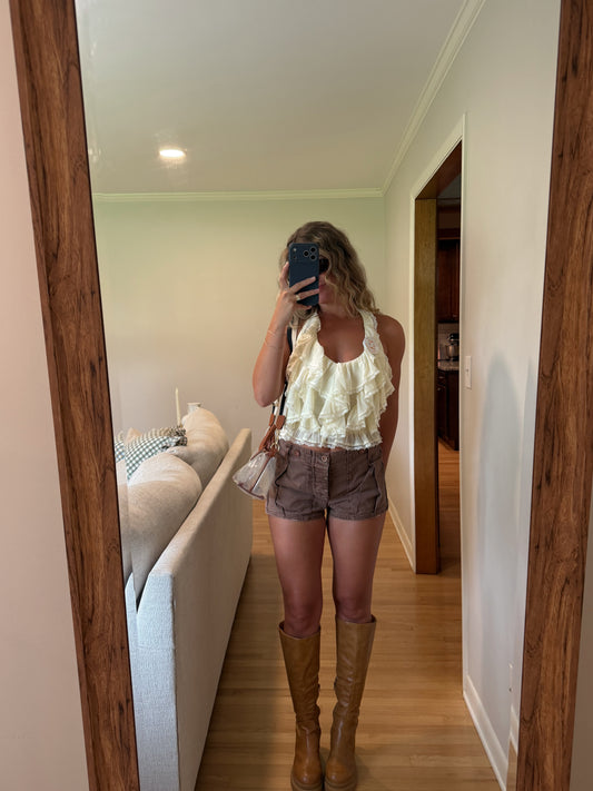 Ellis Ruffle Top