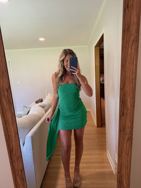 Josie Mini Dress (GREEN)