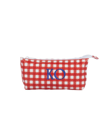 Poolside Bikini Bag (GINGHAM)