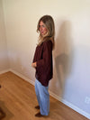 Cynthia Top (Brown) — Restock