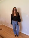 Whitney Wrap Top (Black)