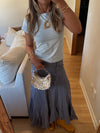 Roxie Midi Skirt (NAVY)