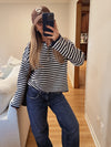 Nina Striped Pullover