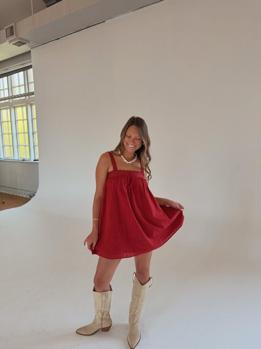 Jonie Mini Dress (RED)
