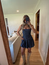 Burcher Dress (DARK DENIM)