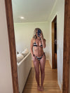 Victoria Two Piece Set (Black/Brown) -- RESTOCK (3)