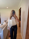 Cynthia Top (Cream) — Restock