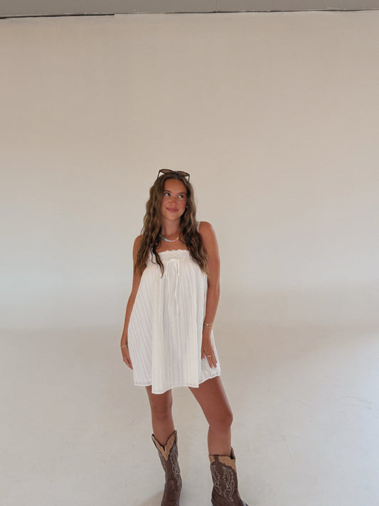 Jonie Mini Dress (WHITE)