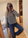Nina Striped Pullover