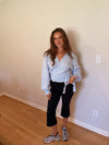 Whitney Wrap Top (Blue)