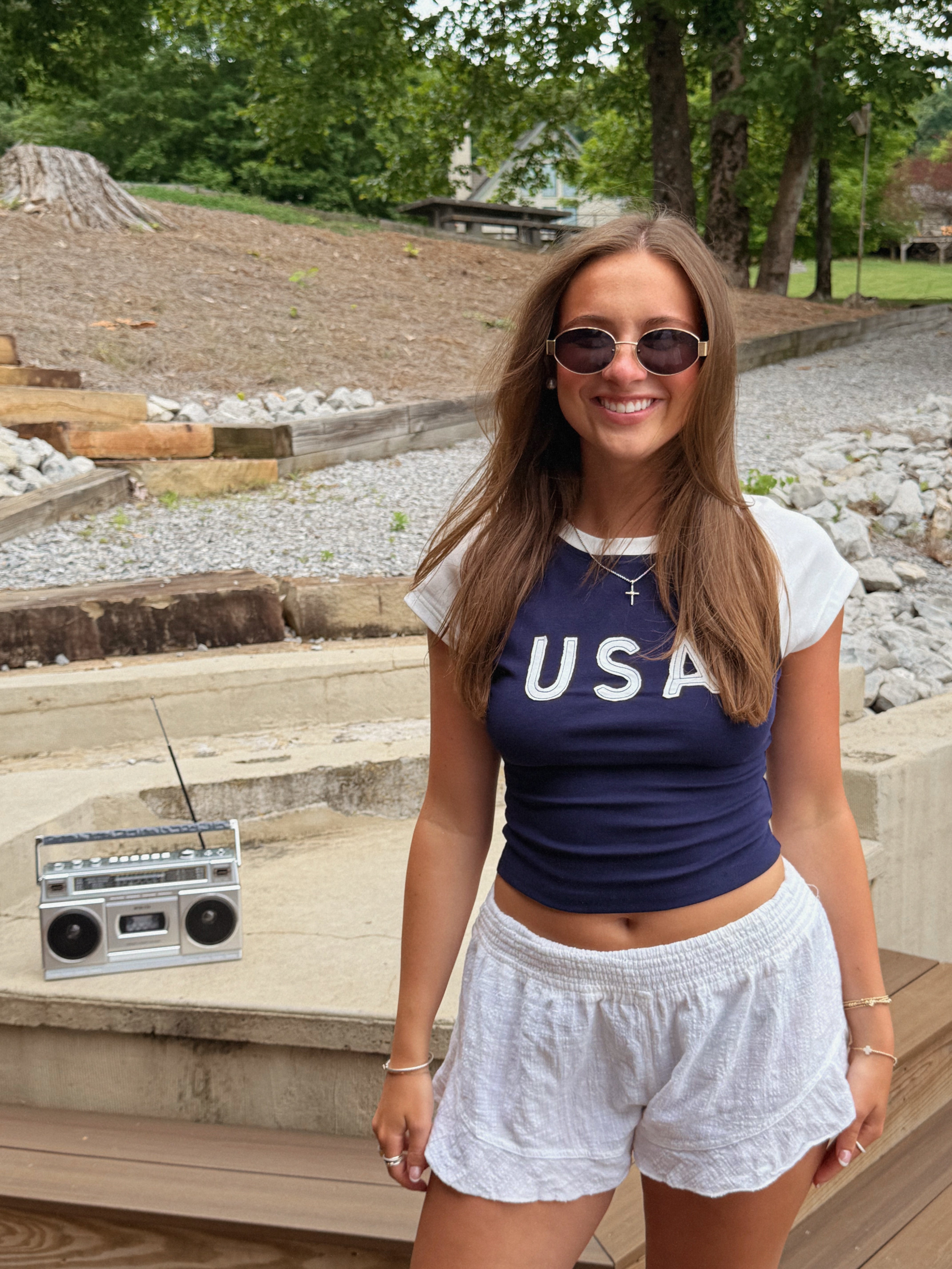 USA Tee (Navy)