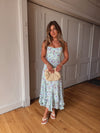 Theodore Midi Dress -- Blue Floral (Restock/Preorder)