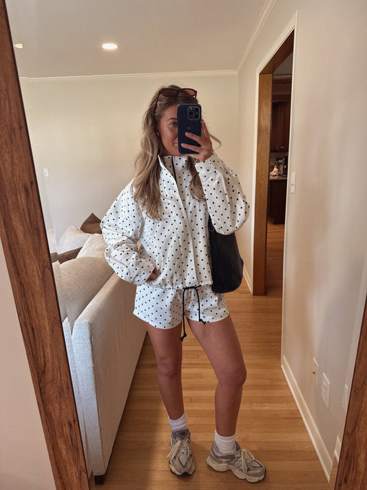 Neely Shorts (SET) -- WHITE
