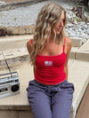 Flag Patch Tank (RED)