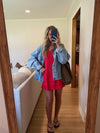 Neva Mini Dress (RED)