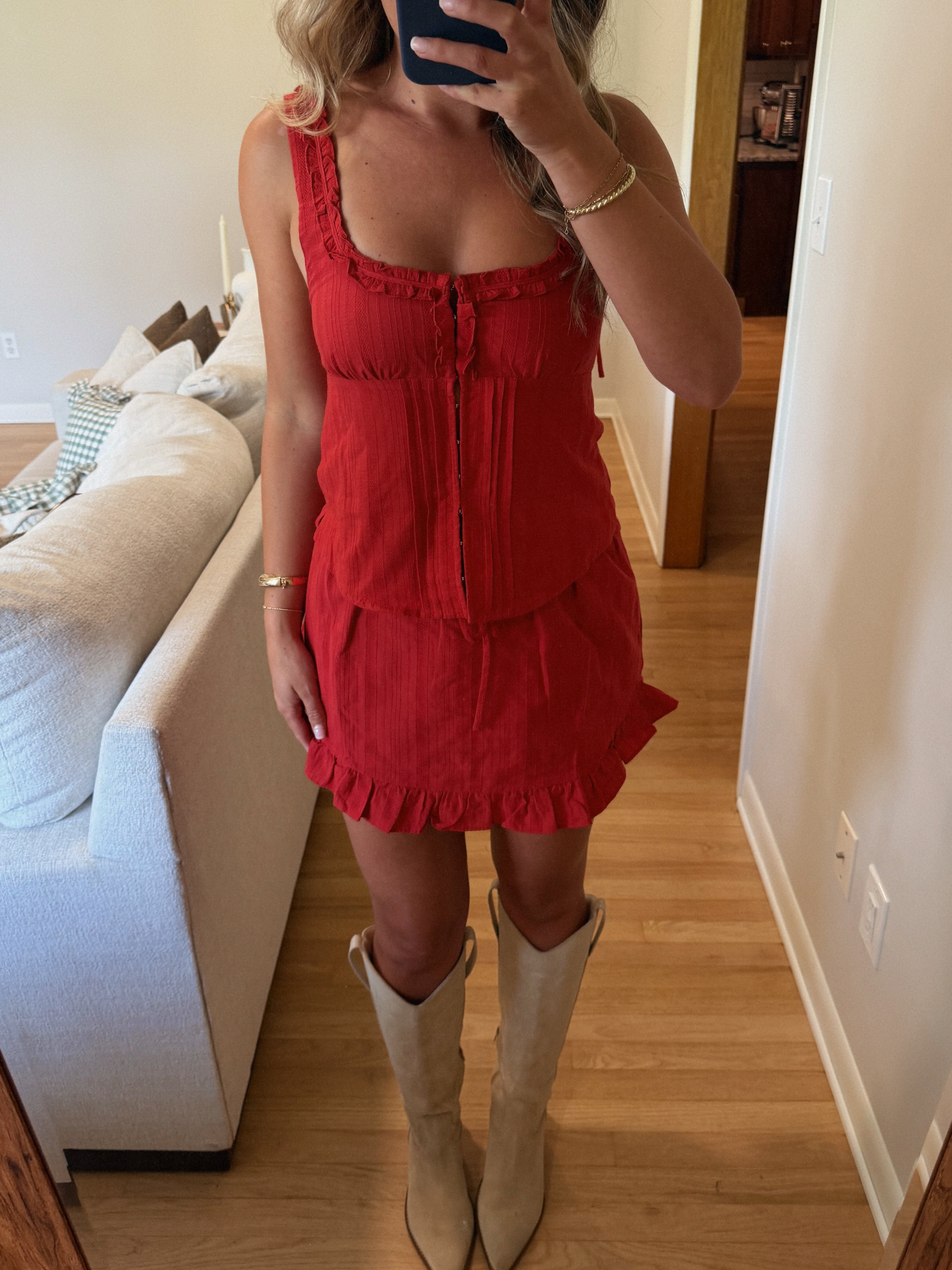 Birdie Skirt (RED)