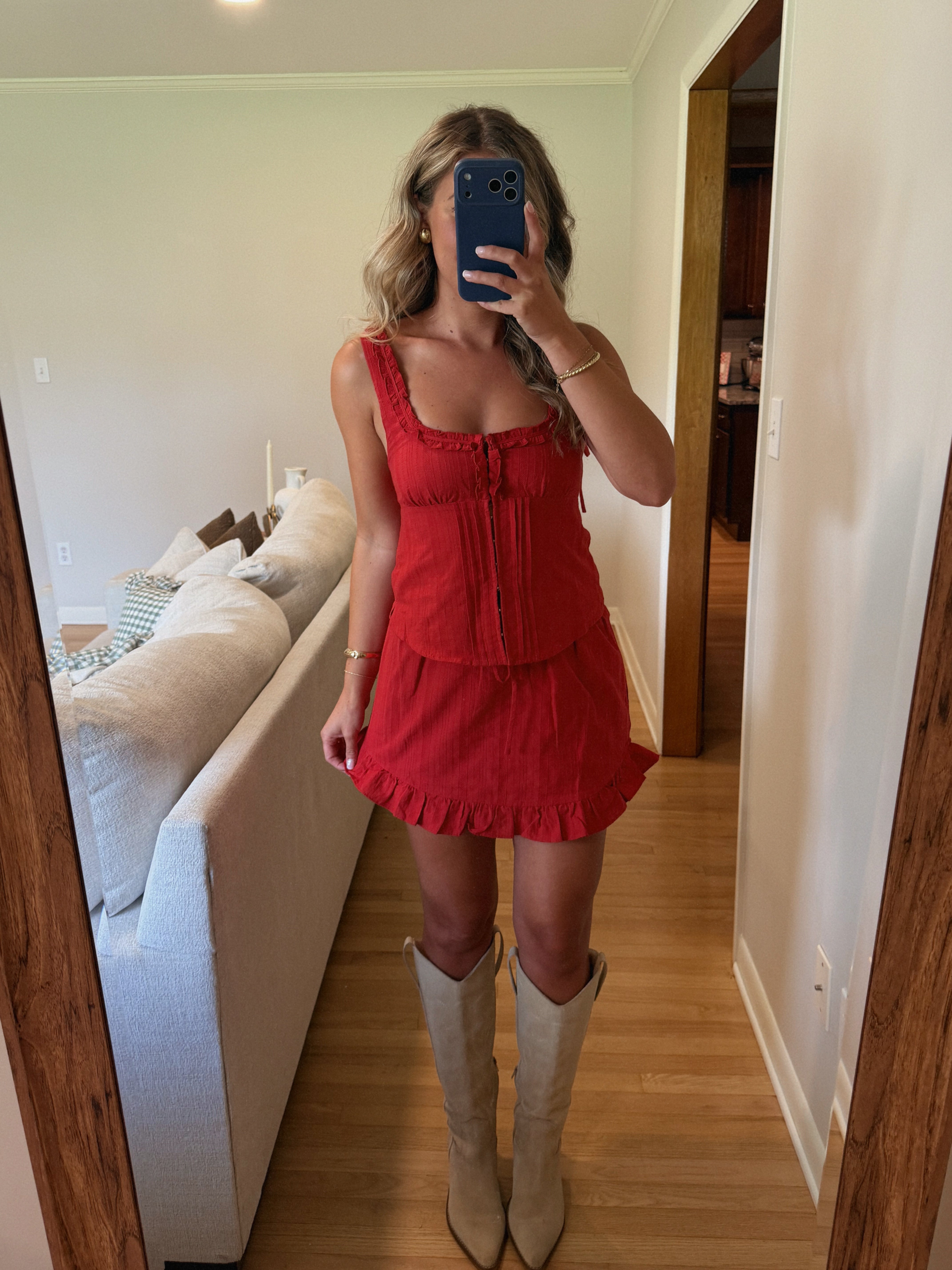 Birdie Skirt (RED)