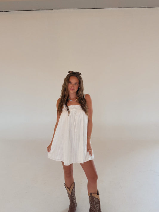 Jonie Mini Dress (WHITE)