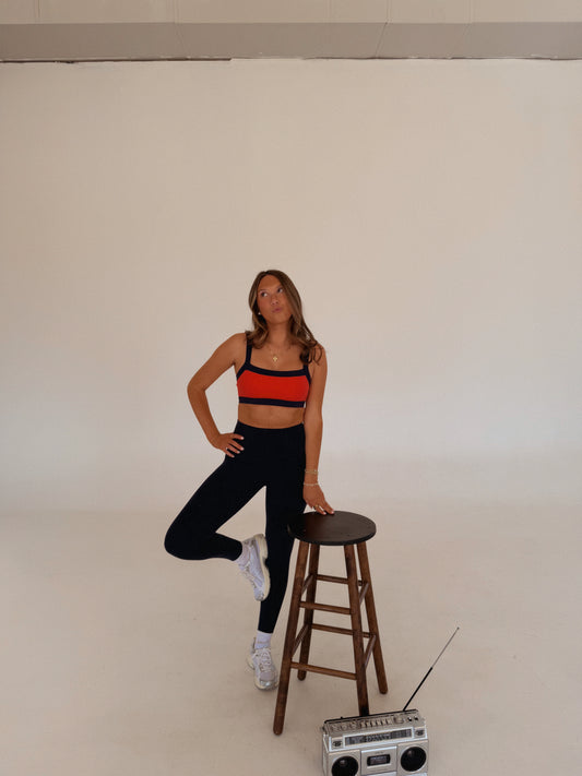 Tate Sports Bra (ORANGE/RED)