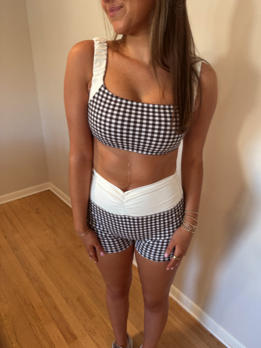 Judah Biker Shorts (SET) in black-- Preorder/Restock