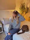 Nina Striped Pullover