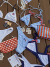 Poolside Bikini Bag (GINGHAM)