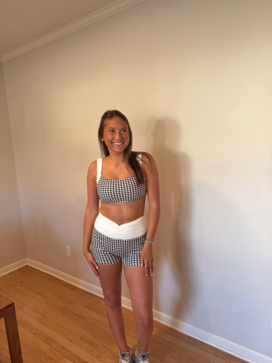 Judah Sports Bra (SET) in black -- Preorder/Restock