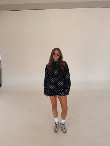 Neely Shorts (SET) -- BLACK