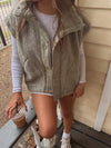 Scottie Sherpa Vest (Olive)