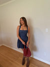 Burcher Dress (DARK DENIM)