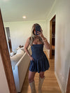 Burcher Dress (DARK DENIM)