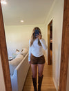 Rome Suede Shorts