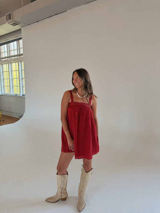 Jonie Mini Dress (RED)