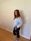 Whitney Wrap Top (Blue)