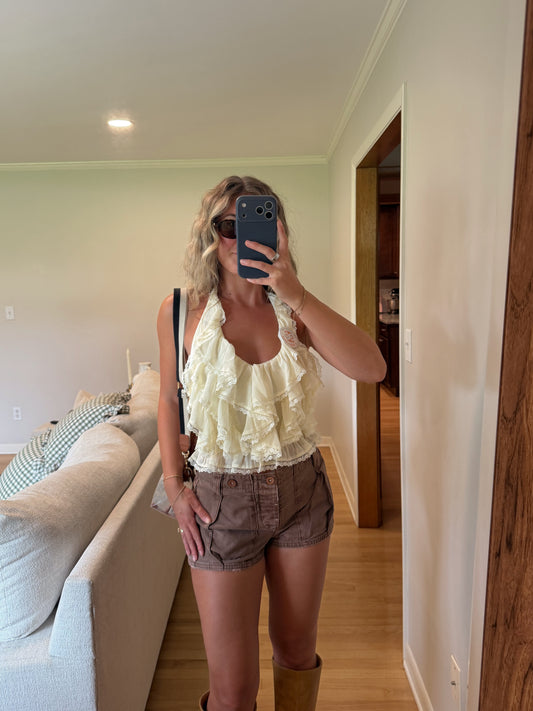 Ellis Ruffle Top