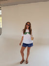 Layla Lace Shorts (NAVY)
