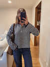 Nina Striped Pullover