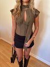 Pixie Blouse (Army Green)
